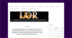 Desktop Screenshot of lor.no