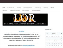 Tablet Screenshot of lor.no